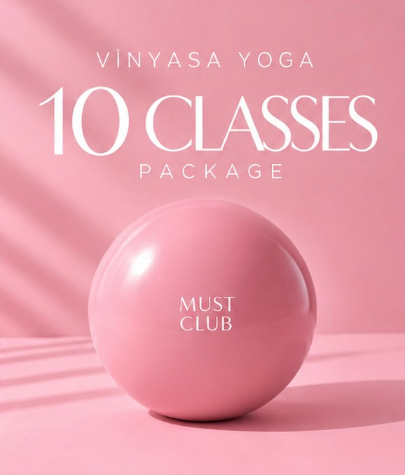 VINYASA YOGA PACK (10) TOTAL $220 (TRAER TOALLA Y MEDIAS)