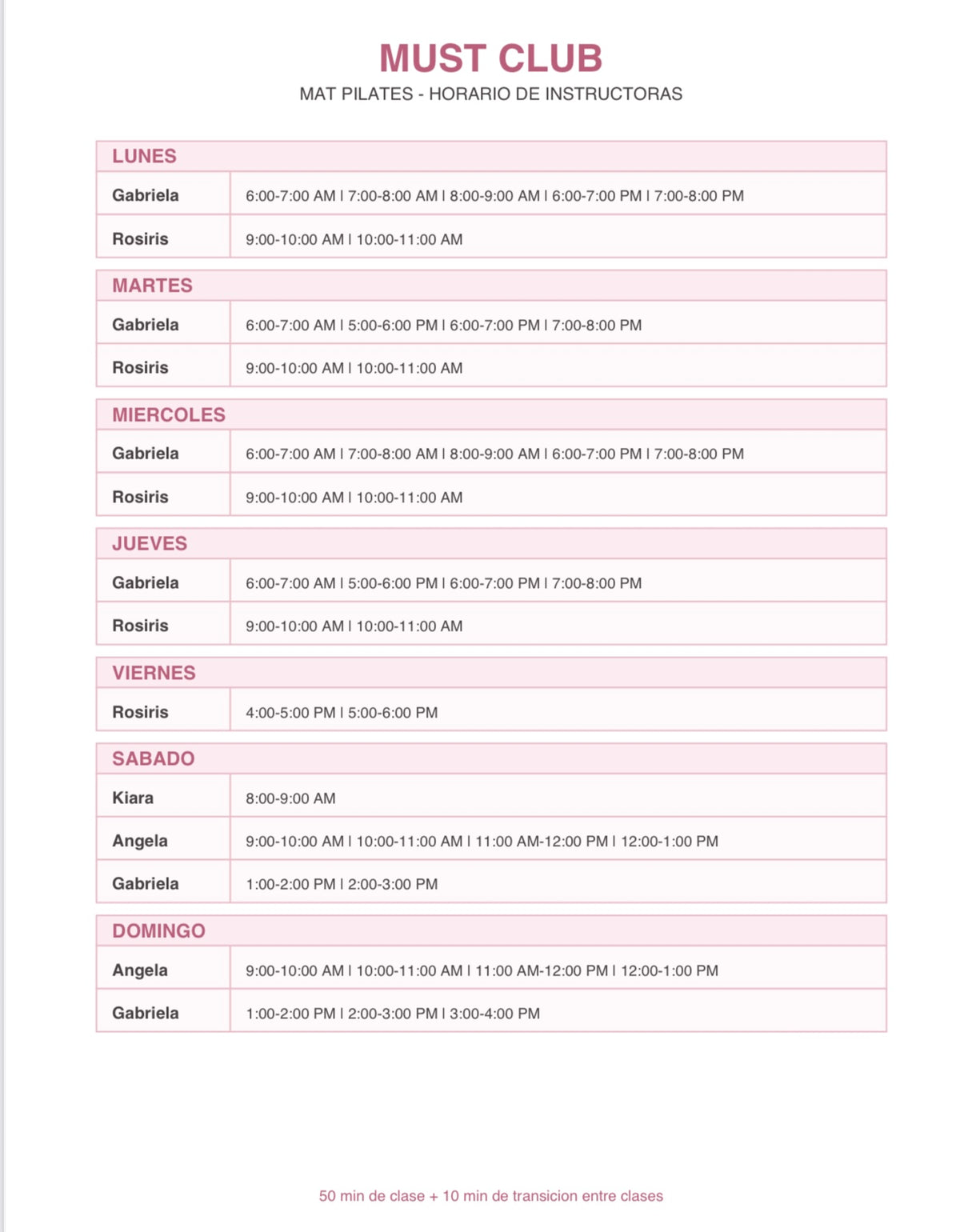 MAT PILATES CLASS SINGLE (TRAER TOALLA Y MEDIAS)