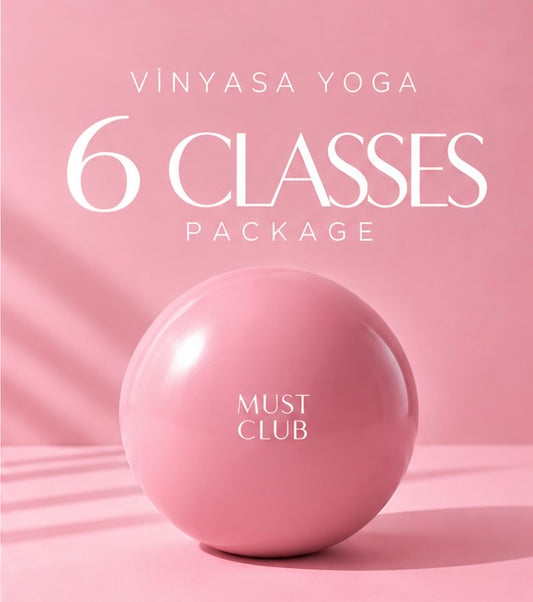 VINYASA YOGA PACK (6) TOTAL $140 (TRAER TOALLA Y MEDIAS)